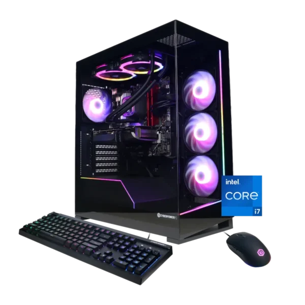 Cyber Power PC Gamer Master Gaming Desktop AMD Ryzen 5-7600 Radeon RX 7600 16GB DDR5 1TB SSD Black (2024)